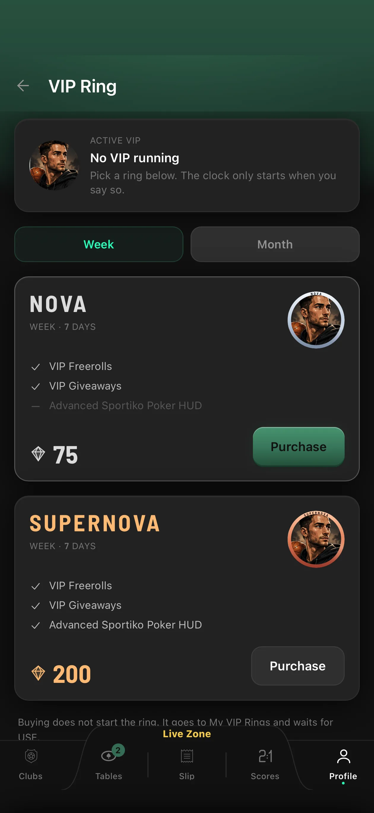 Sportiko — VIP Ring